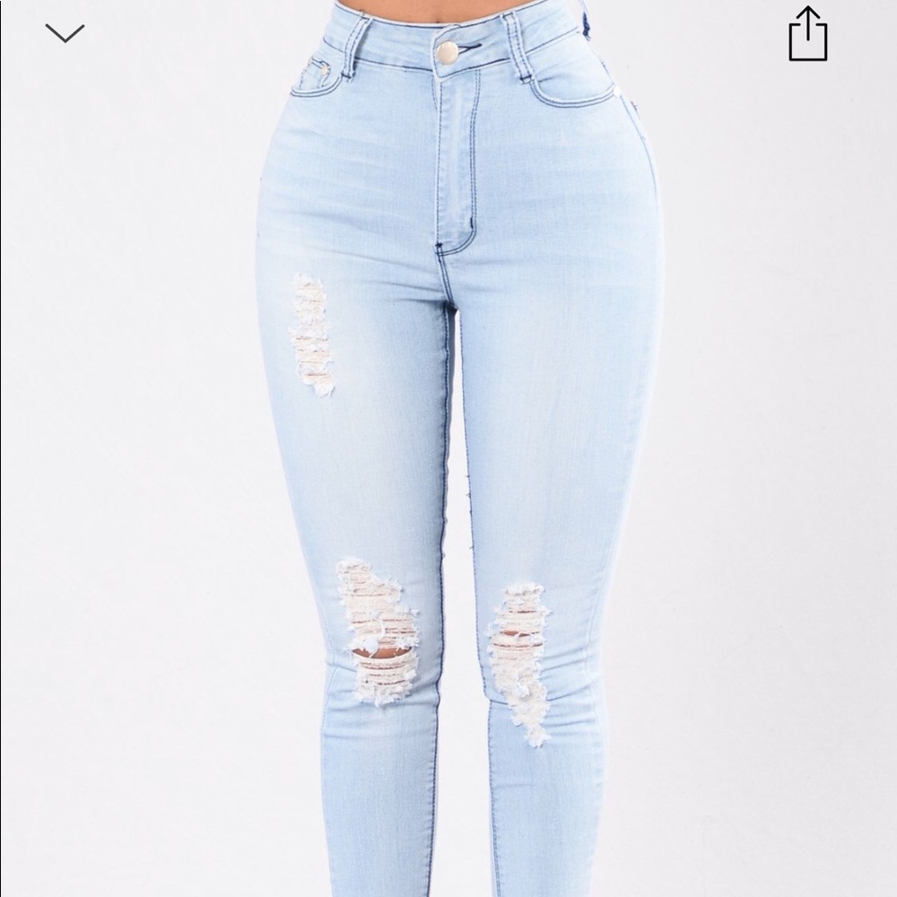 Fashion Nova high waisted jeans